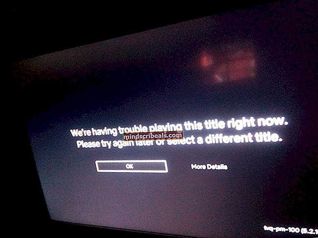 Oprava: Netflix Máme problémy s hraním tohto titulu práve teraz