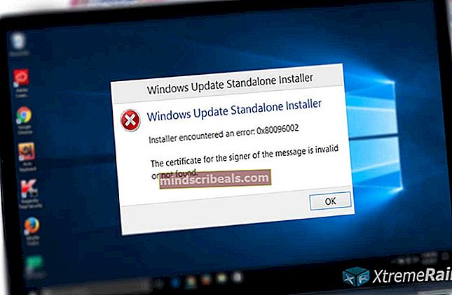 Επιδιόρθωση: Σφάλμα Windows Update Standalone Installer 0x80096002