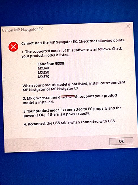 Fix: Canon Scan fungerer ikke efter opgradering til Windows 10