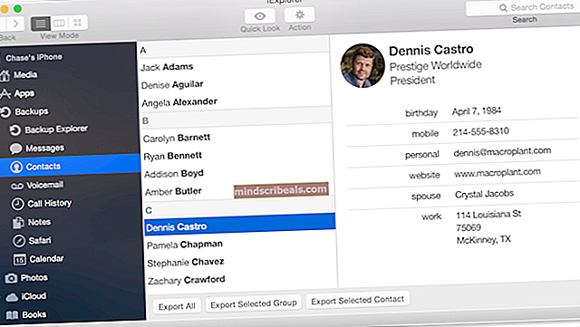 Sådan synkroniseres kontakter fra iPhone til adressebog på en MacOS