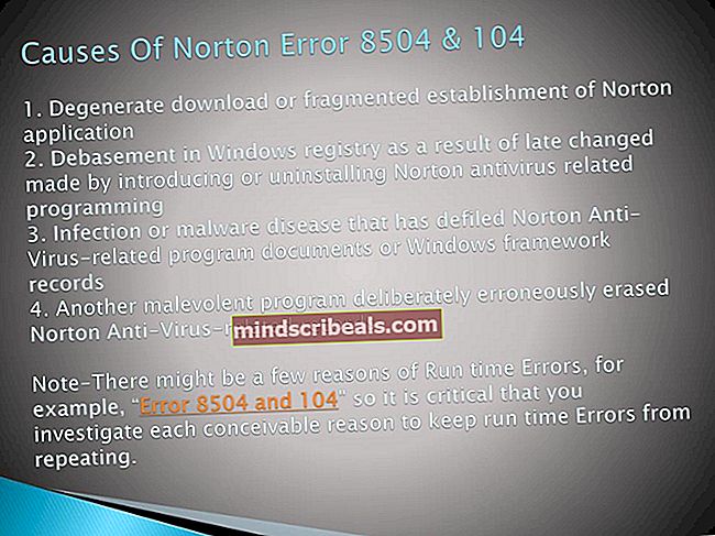 Ako opraviť chybu Norton 360 8504 104?